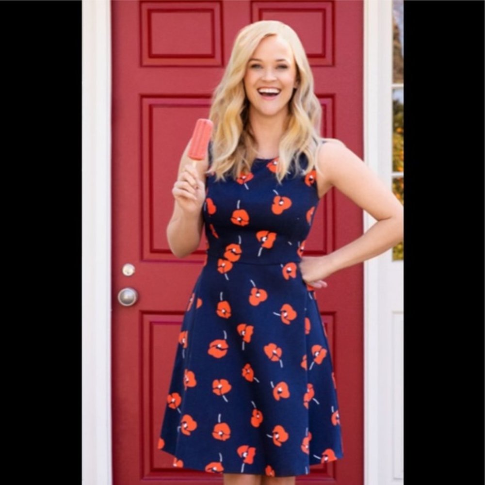 Draper James poppy love circle dress